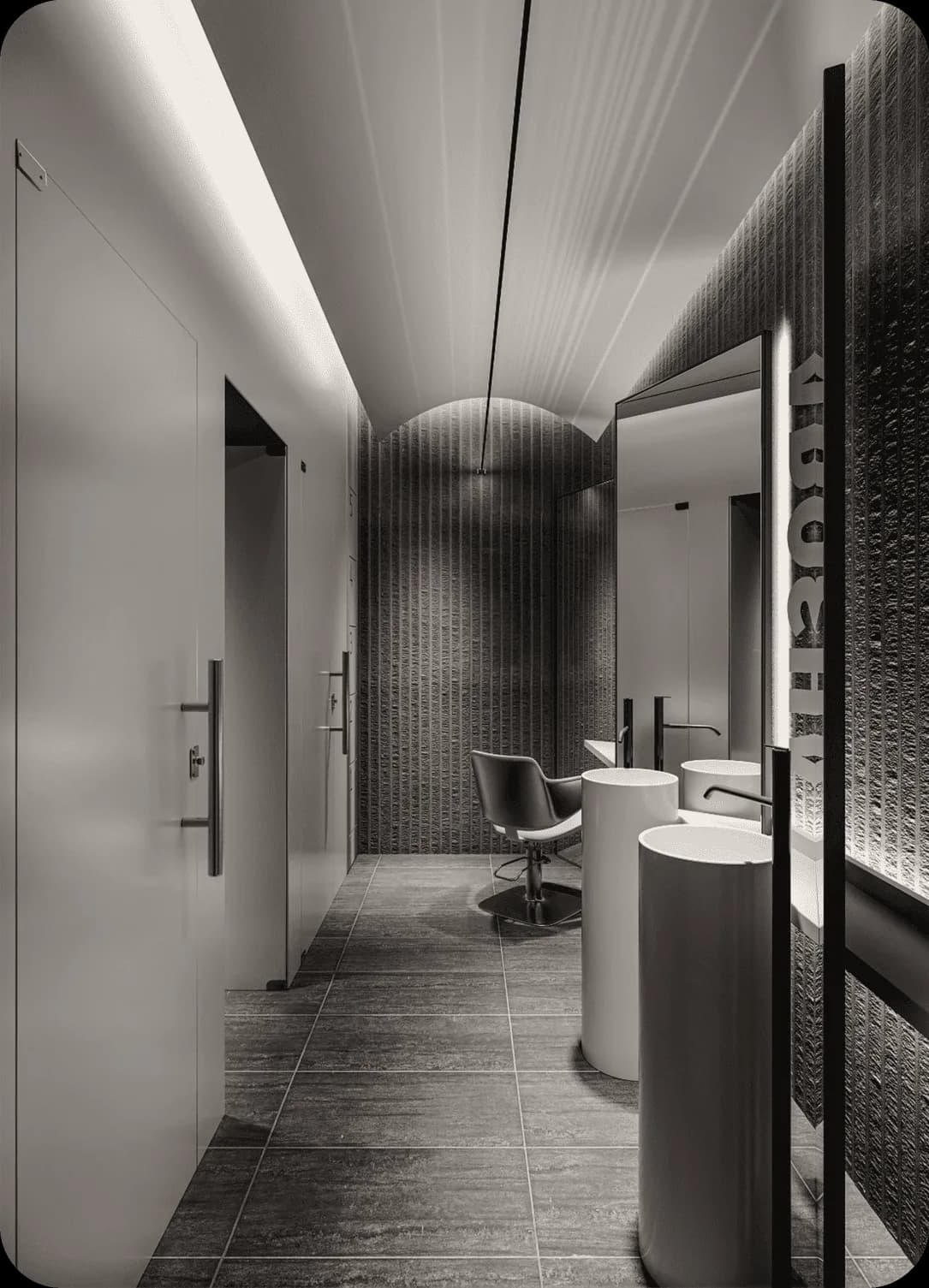 مشروع مركز تجميل – تصميم داخلي بإشراف المهندس أحمد المبيض