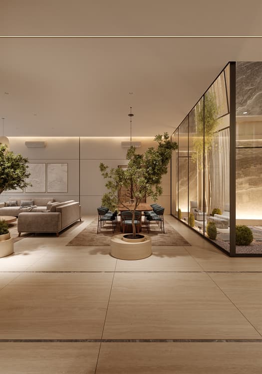 صورة رقم 7 من مشروع صالة مفتوحة مع حديقة في العراق، بغداد – المهندس أحمد المبيض