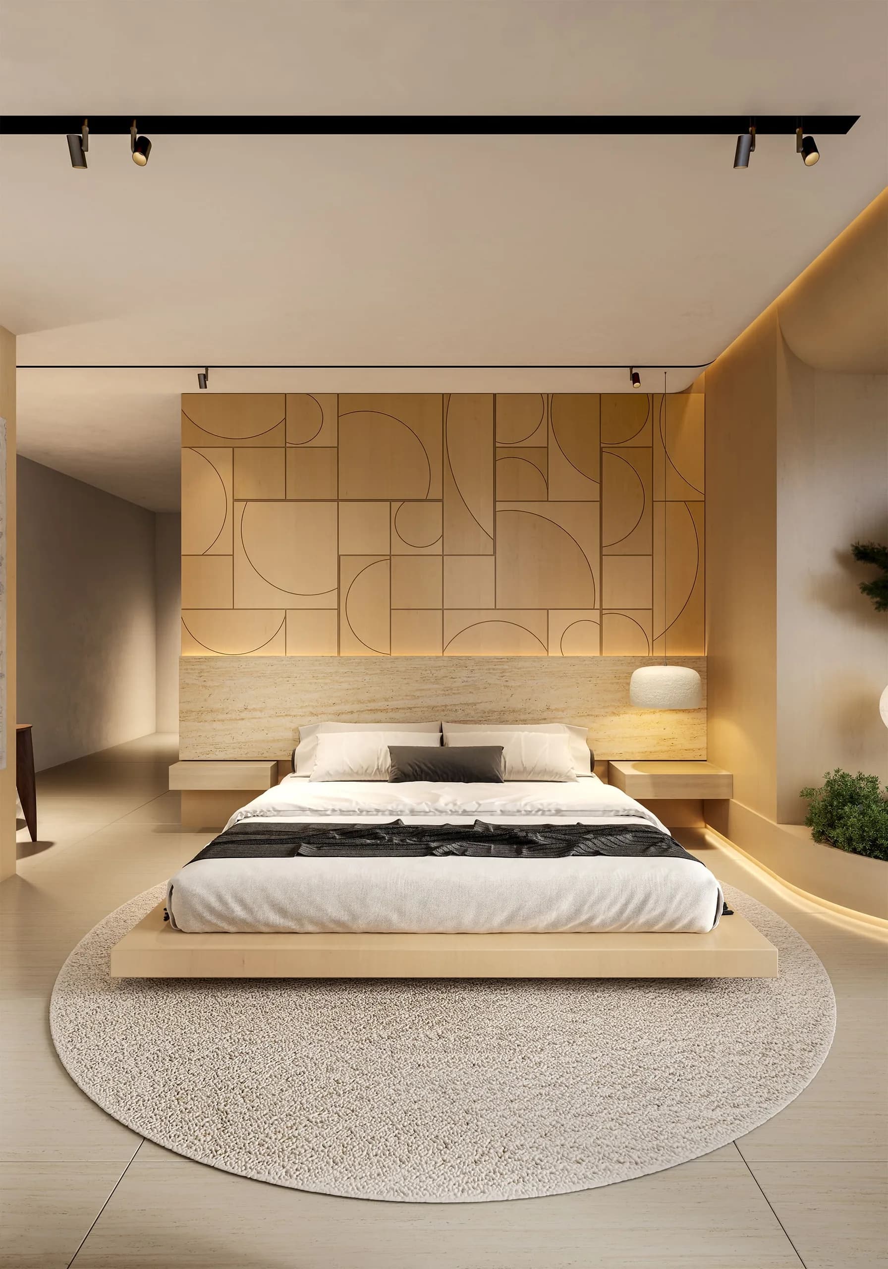 صورة رقم 10 من تصميم شقة «شقة في داماك هايت» في مارينا دبي – المهندس أحمد المبيض
