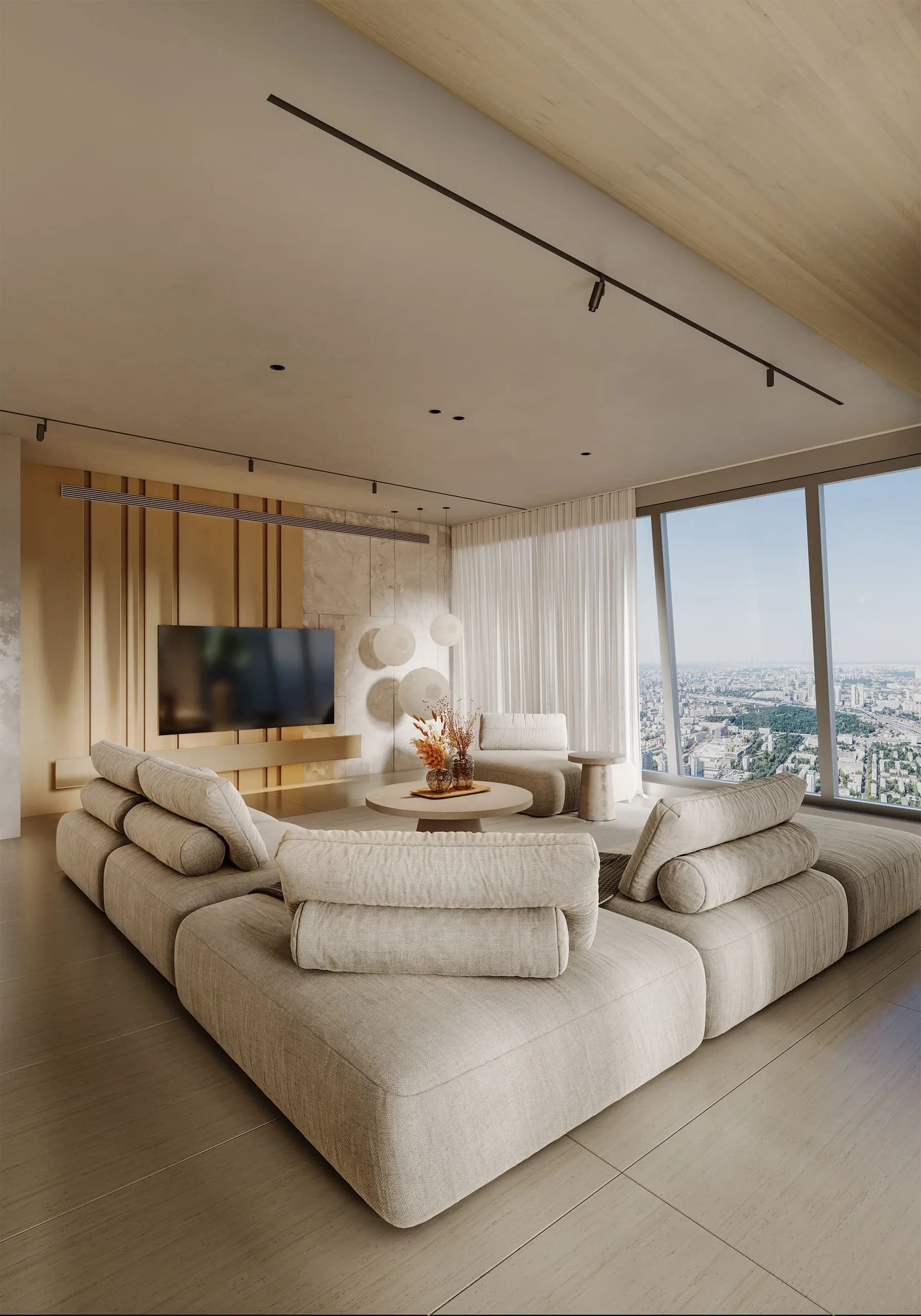 صورة رقم 4 من تصميم شقة «شقة في داماك هايت» في مارينا دبي – المهندس أحمد المبيض