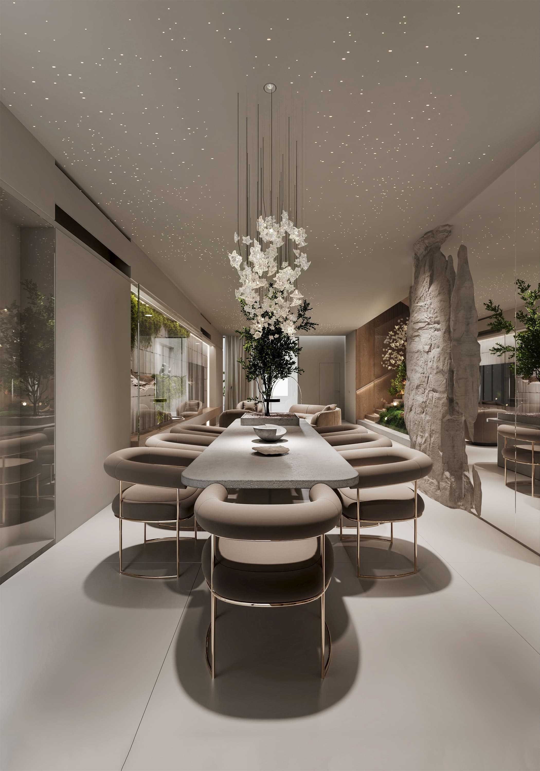 صورة رقم 2 من مشروع صالة مفتوحة في أبو ظبي، مدينة الرياض – المهندس أحمد المبيض