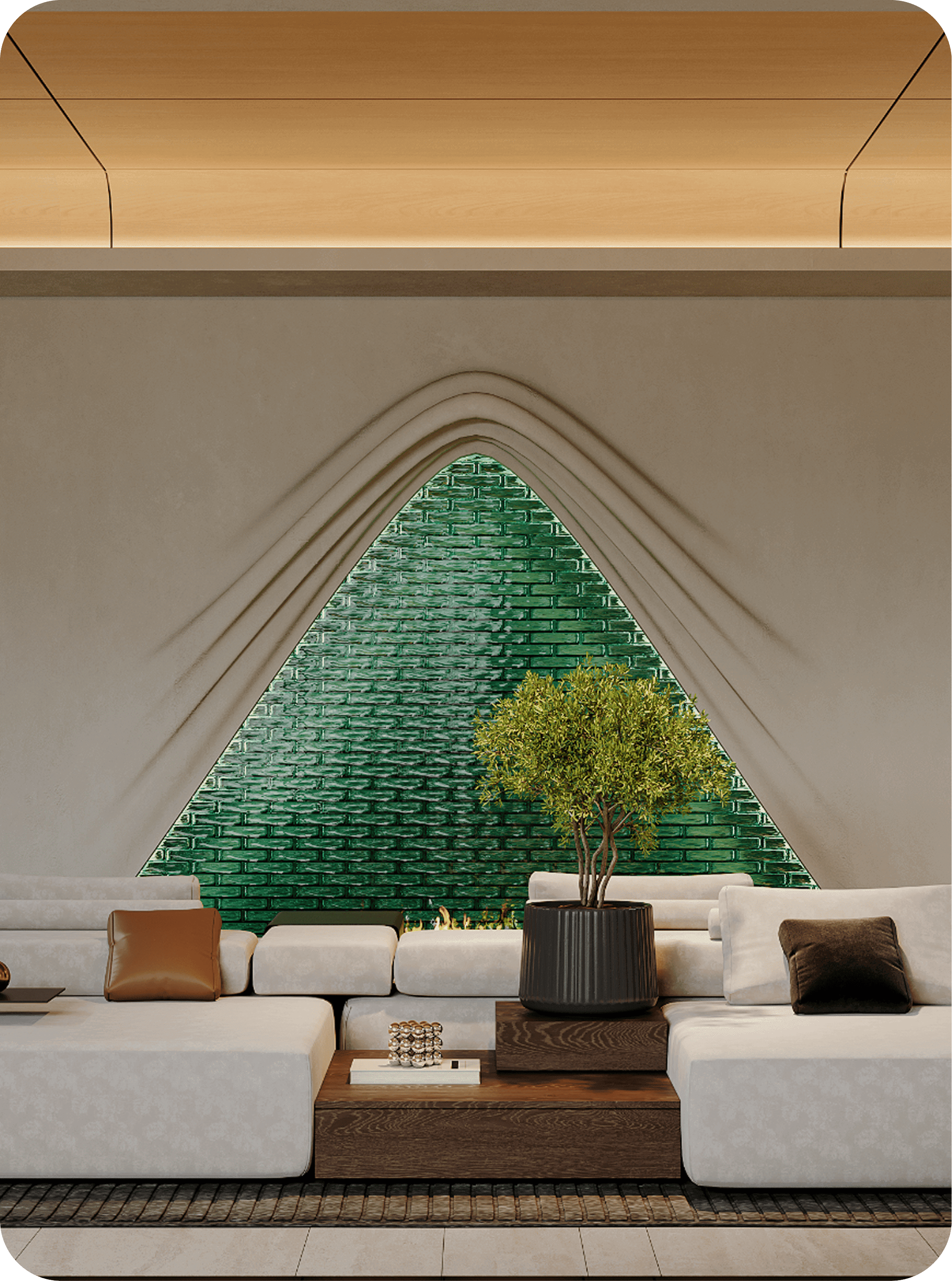 صورة رقم 2 من مشروع صالة انتظار في ابو ظبي – المهندس أحمد المبيض