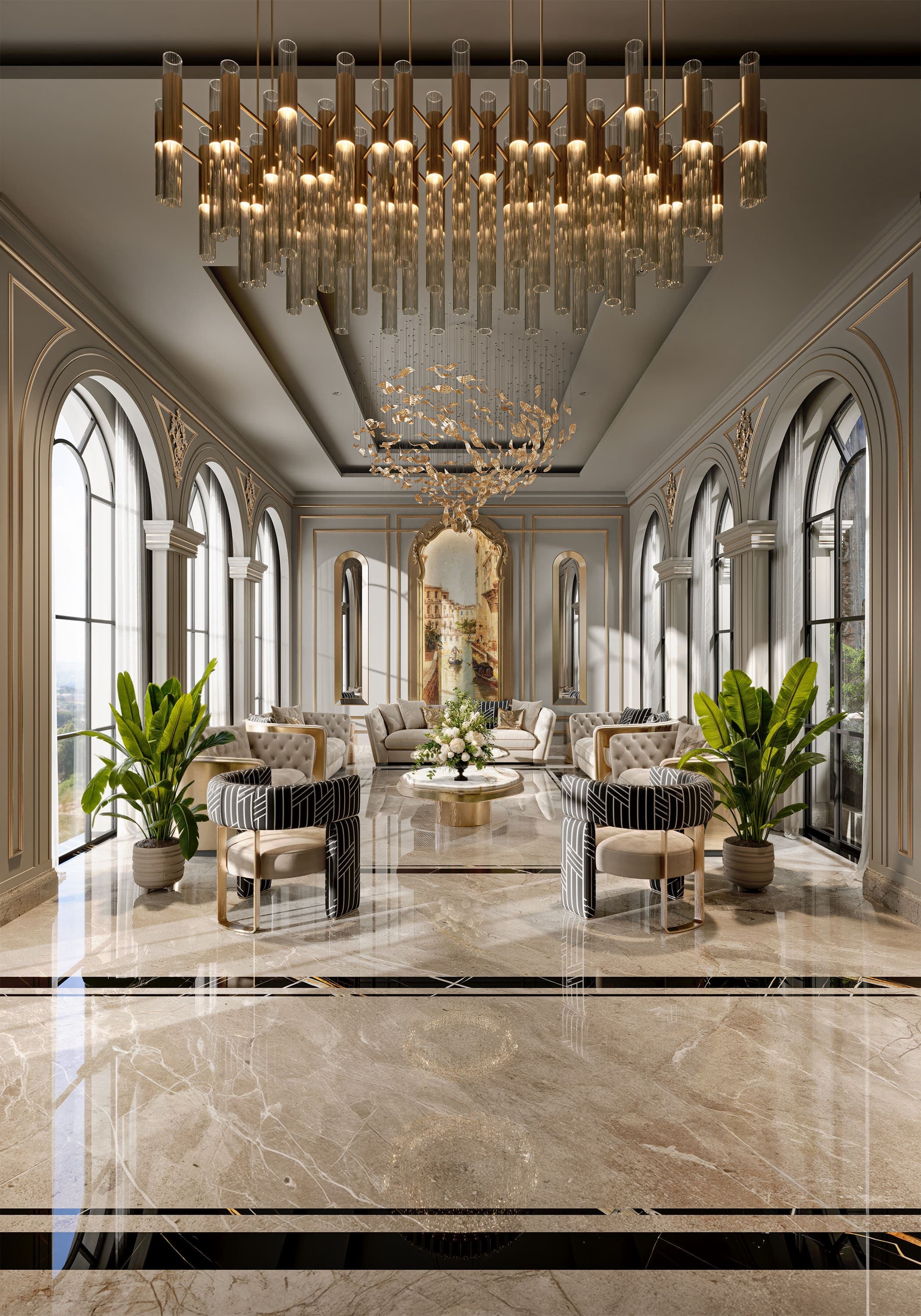 صورة رقم 1 من مشروع مجلس مع استقبال في الرياض السعودية – المهندس أحمد المبيض