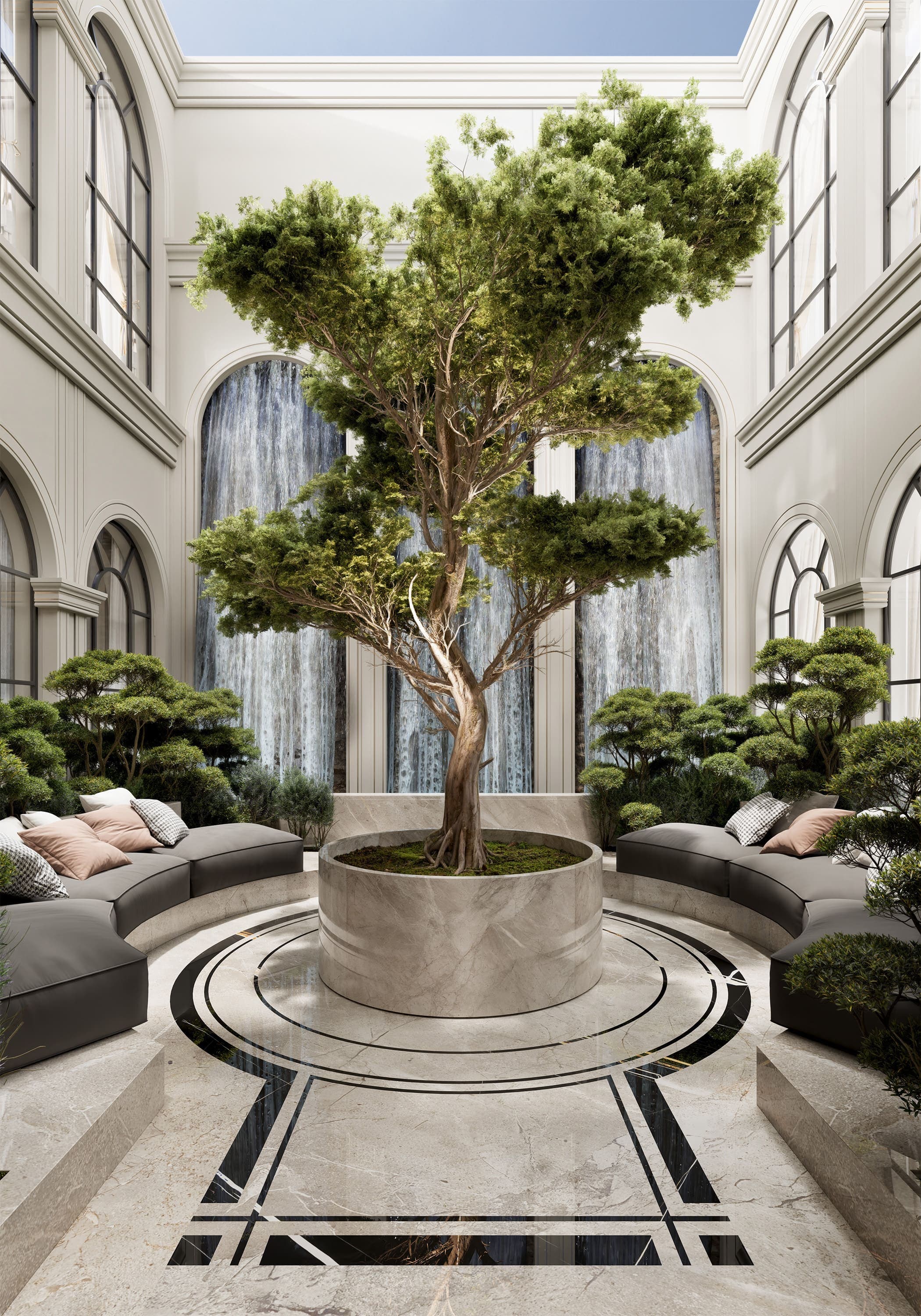 صورة رقم 12 من مشروع مجلس مع استقبال في الرياض السعودية – المهندس أحمد المبيض