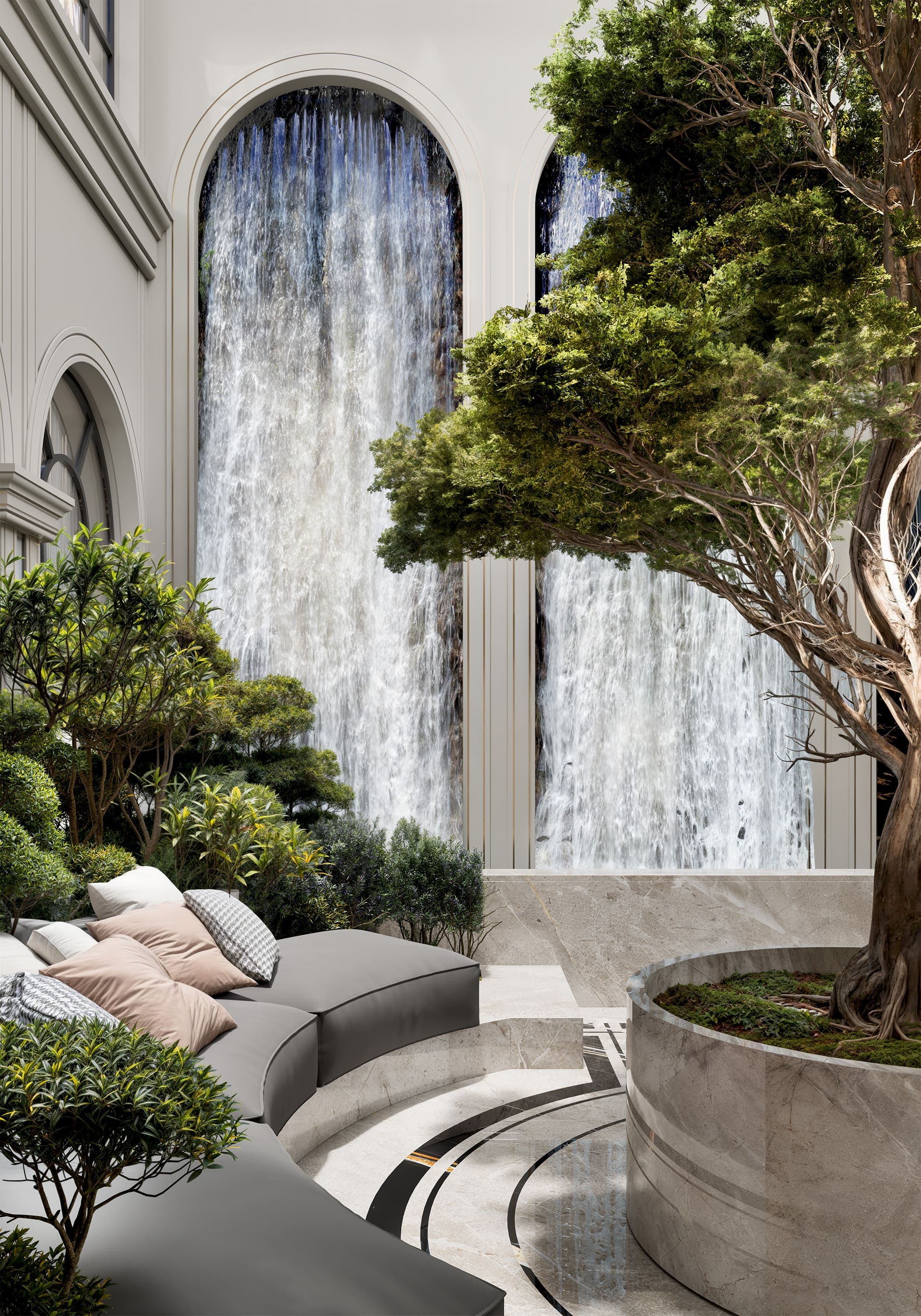 صورة رقم 13 من مشروع مجلس مع استقبال في الرياض السعودية – المهندس أحمد المبيض