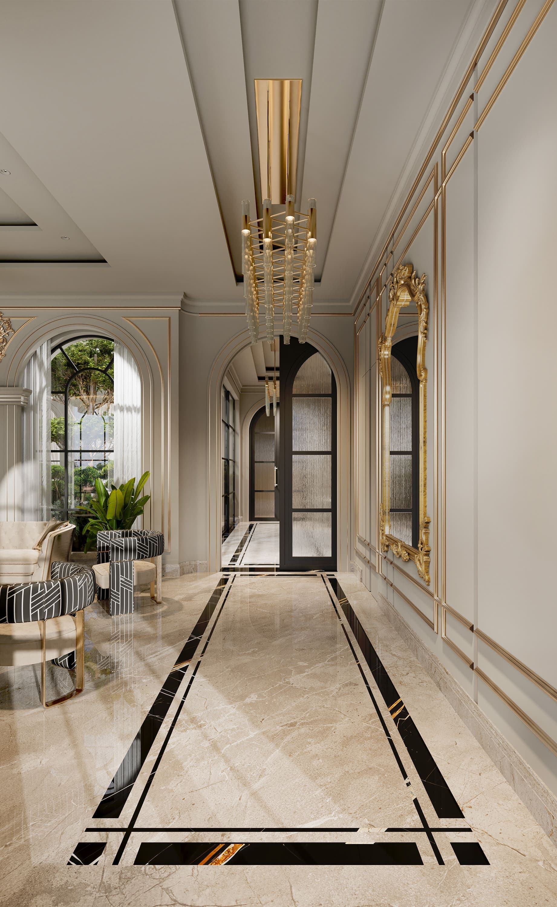 صورة رقم 5 من مشروع مجلس مع استقبال في الرياض السعودية – المهندس أحمد المبيض