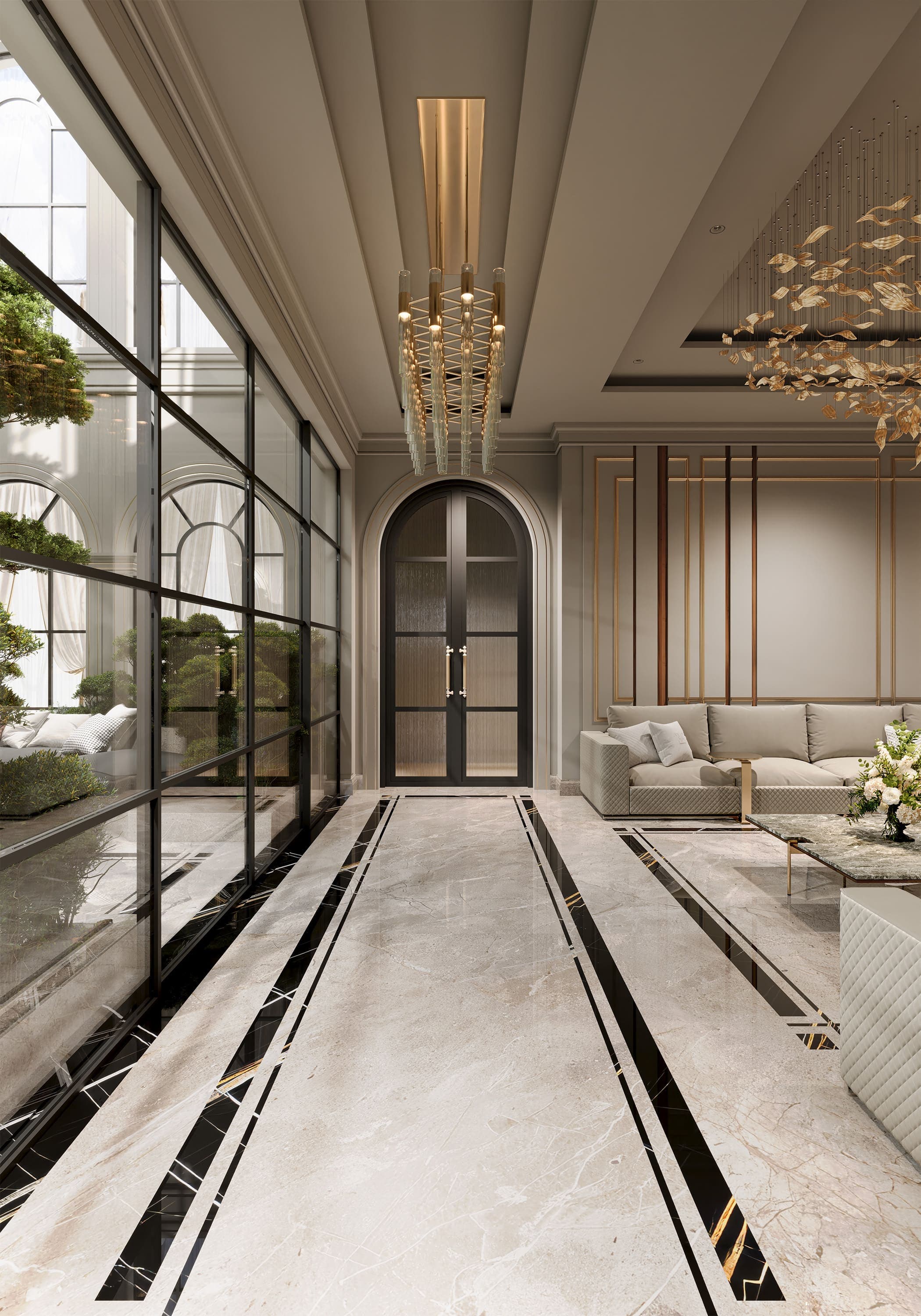 صورة رقم 7 من مشروع مجلس مع استقبال في الرياض السعودية – المهندس أحمد المبيض